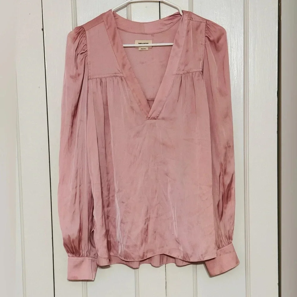 Zadig & Voltaire Telia V-neck blouse